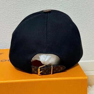 Louis Vuitton Cap LV Day M77807 Noir Black Logo Size L Louis Vuitton Cap LV Day M77807 Noir Black Logo Size L