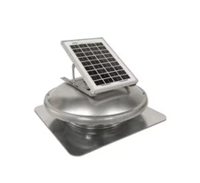 Master Flow High Efficiency Hybrid Solar/Electric Powered Roof Mount Exhaust Fan