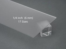FROSTED Acrylic Plexiglass Sheet 1/4   6 mm Thick 15 Sizes for Privacy, Signs