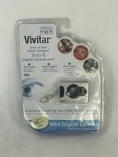 Vivitar 3-in-1 Miniature Digital Camera w Web Cam Capability  Accessory Kit NIP