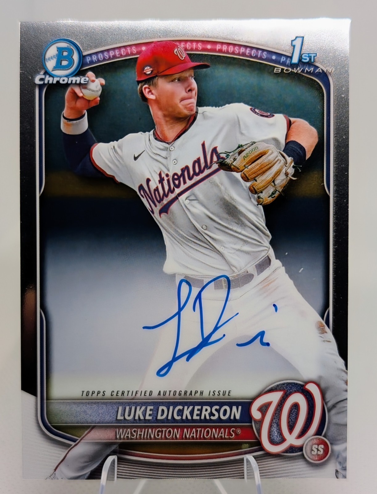 2025 Bowman Chrome Prospect Autographs #CPA-LDI Luke Dickerson