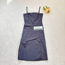 PRADA Nylon Logo Plate Dress