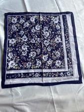 Vintage Handkerchief Bandana Floral Christie