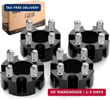 10L0L 2 Inch Golf Cart Wheel Spacers Kit with Lug Nuts Fits for Yamaha Club Car