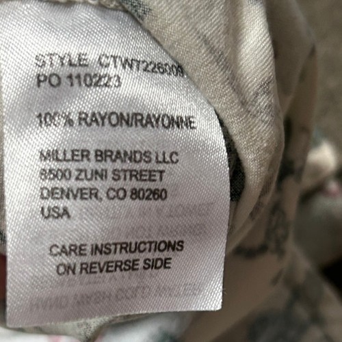 Cruel Denim Western Rayon Pearl Snap Shirt Size XS White Bronco Horses Summer - Picture 7 of 9