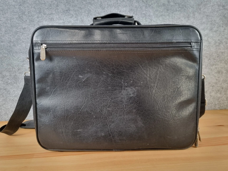 Belkin Providence Street Case Cuero Koskin Negro Bolso para Laptop Viaje Equipaje de Mano Foto 2 de 4