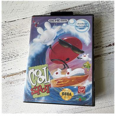 Cool Spot (Sega Genesis, Virgin Games) Platformer, Manual Included