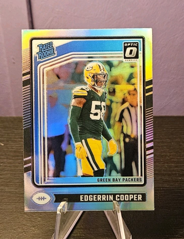 2024 Donruss Optic Edgerrin Cooper Holo Prizm Rated Rookie Card #231