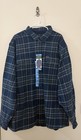Orvis Flannel Shirt Heavyweight 100% Cotton Men’s 3XL Blue