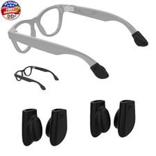 2 Pairs Anti-Slip Silicone Ear Grips for RayBan Meta Smart Glasses Gen1/2/Wayfar