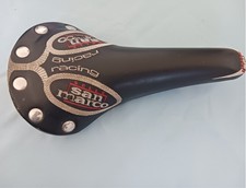 Selle San Marco Regal Racing Saddle. Embroidered. Large Rivots. A Classic. Selle San Marco Regal Racing Saddle. Embroidered. Large Rivots. A Classic.