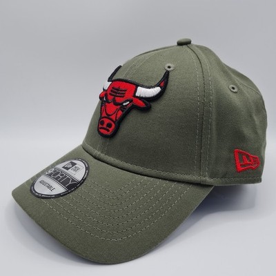 Chicago Bulls NBA Essential New Era 9FORTY Adjustable Strapback Cap Mütze Grün