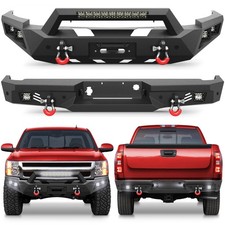 Off-road Steel Front Or Rear Bumper Wlights For Chevy Silverado 1500 2007-2013 Off-road Steel Front Or Rear Bumper Wlights For Chevy Silverado 1500 2007-2013