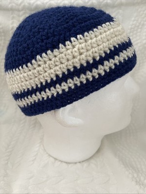 Adult Handmade XL Crochet Skull Cap Kufi