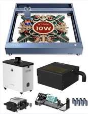 xTool D1 Pro 10W Laser Engraver Cutter Smoke Purifier RA2 Pro Rotary Enclosure