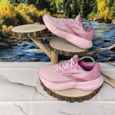 Brooks Glycerin 21 Women  s Pink Lady Fuchsia Mesh Lace Up Sneakers, Size 9
