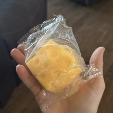 Cheese-Shaped Squishy Squeeze Toy, Yellow my Vinted trisssta