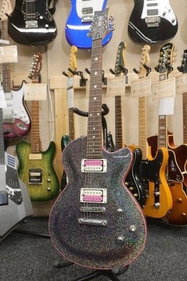 Daisy rock エレキギター　レスポールタイプ　ハムバッカー Daisy Rock Les Paul Type Electric Guitar Sparkle Pink Black