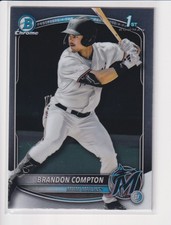 2025 Bowman Chrome Draft #BDC64 Brandon Compton 1st Bowman