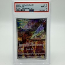 Pokémon TCG Drowzee Illustration Rare PSA 8 Scarlet & Violet 210/198 Foil Card