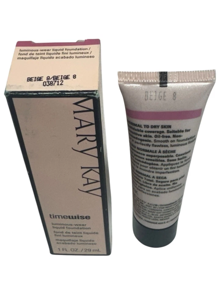 Mary Kay Timewise Luminous Wear Liquid Foundation Beige 6 1fl. oz. - Image 2 of 2