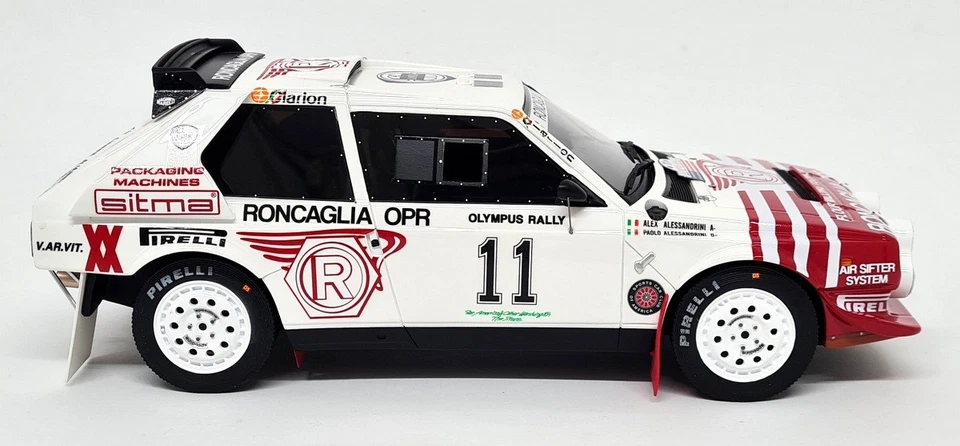 Coche modelo Otto 1/18 - Lancia Delta S4 Gr.B Olympus Rally 1986 resina escala Foto 4 de 4