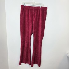 Lularoe Red Soft Ribbed High Waisted Party Go...