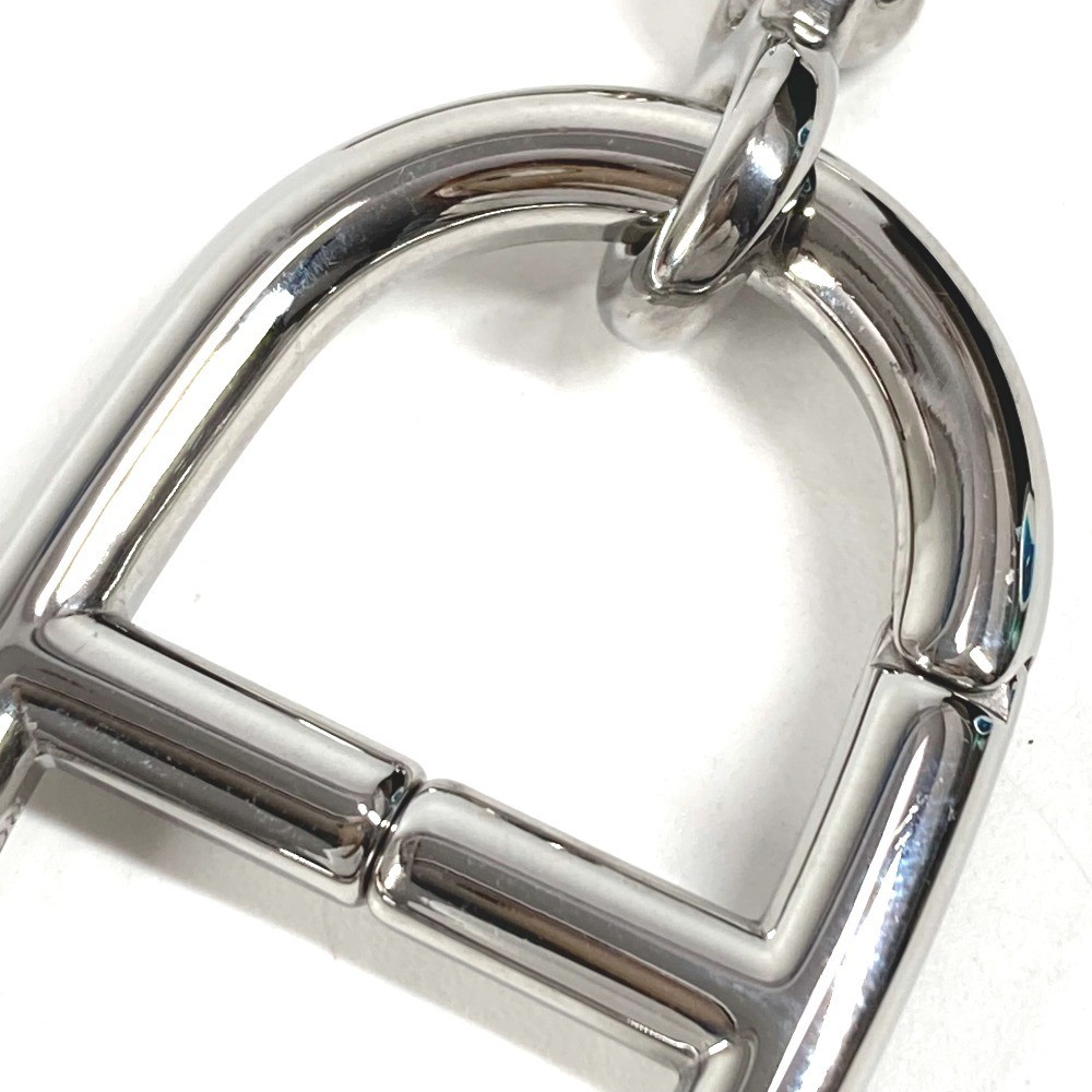 HERMES Logo Chaine d'Ancre Key Ring Chain Key Holder Metal Silver thumbnail 6
