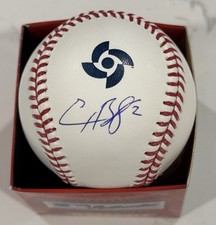 Chicago Cubs Alex Bregman USA World Classic Autographed Baseball