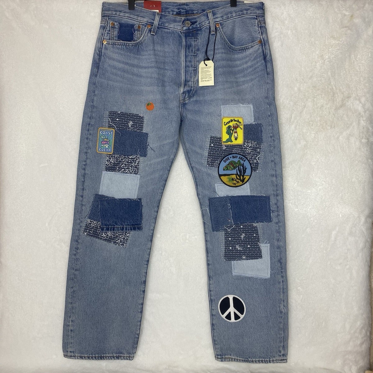 Levi's 501 150th Anniversary Original Fit Jeans Patchwork