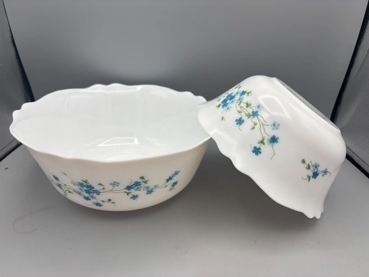 Saladier Arcopal Anémones - Vintage - Occasion Bon état