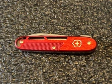 Victorinox Onefold 93mm Red Alox Swiss Army Knife w/ Lock Blade & Synergy Style