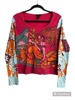 Vintage Y2K Custo Barcelona Rare Graphic Top | eBay