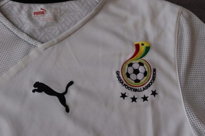 GHANA NATIONAL TEAM 2010-2011 HOME SOCCER JERSEY FOOTBALL SHIRT
