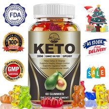 Super Slimming Keto Gummies 2000MG ACV with Pomegranate,Beet Root Weight Loss