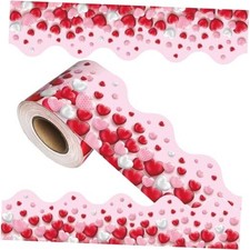 69 Ft Valentine's Day Bulletin Board Border Heart Trim Border Sweet Valentine