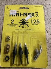 Original Mini-max3 125 Gr. Spring Steel Blade Broadheads - 2 Cut - Nos 242 Original Mini-max3 125 Gr. Spring Steel Blade Broadheads - 2 Cut - Nos 242
