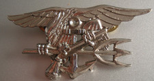 Original UNITED STATES  - 'USN SEALS OTHER RANKS INSIGNIA BADGE'