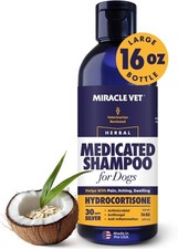 Medicated Dog Shampoo for Itchy Skin Relief - Yeast Infection colorless