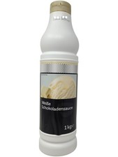 TGQ Wei&szlig;e Schokoladen Sauce 1kg Squeeze Flasche Eis Topping (15,99 EUR/KG)