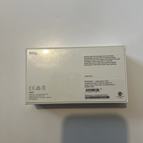 Apple Magic Mouse 2 Wireless Bluetooth USB-C Touch - White A1657 - Picture 2 of 2
