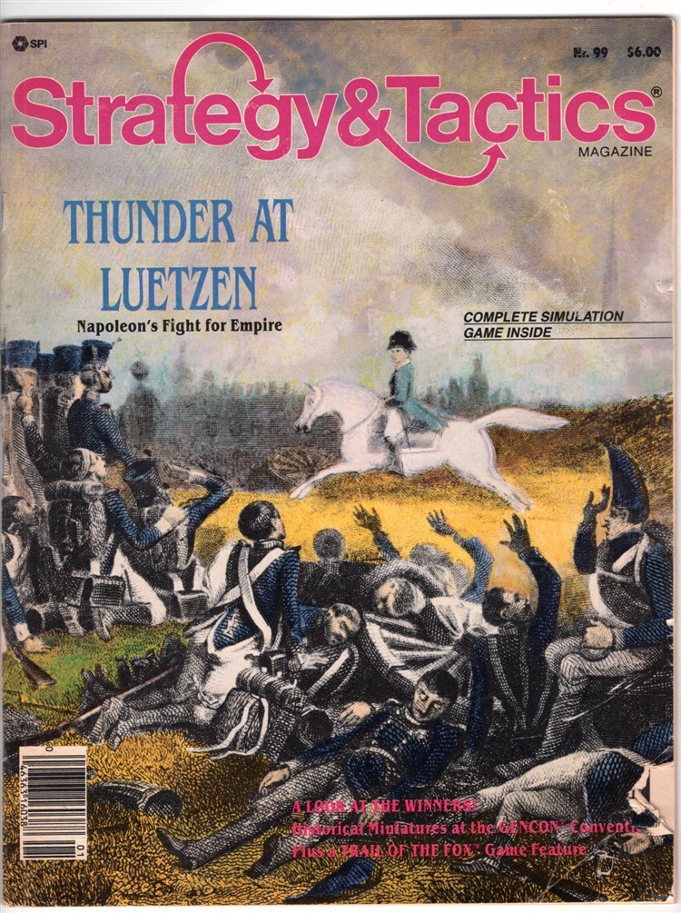 Strategy & Tactics #99 Thunder at Luetzen Magazine War Game Unpunched