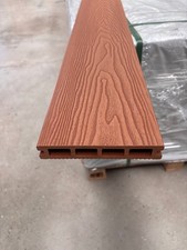 Teak 3.6m composite WPC decking boards including all clips and screws