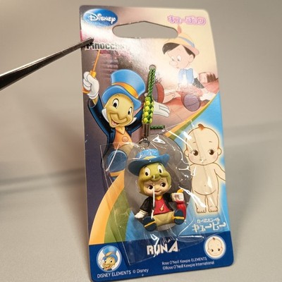 KEWPIE Baby as PINOCCHIO JIMINY CRICKET 1'' Mini Figure Toy Miniature Rose ONeill