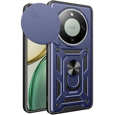 Handyhülle für Honor Magic8 Lite Techsuit Case Cover Schutzhülle Etui Dunkelblau