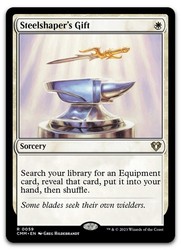 Steelshaper's Gift #59 Commander Masters Rare Instant MTG