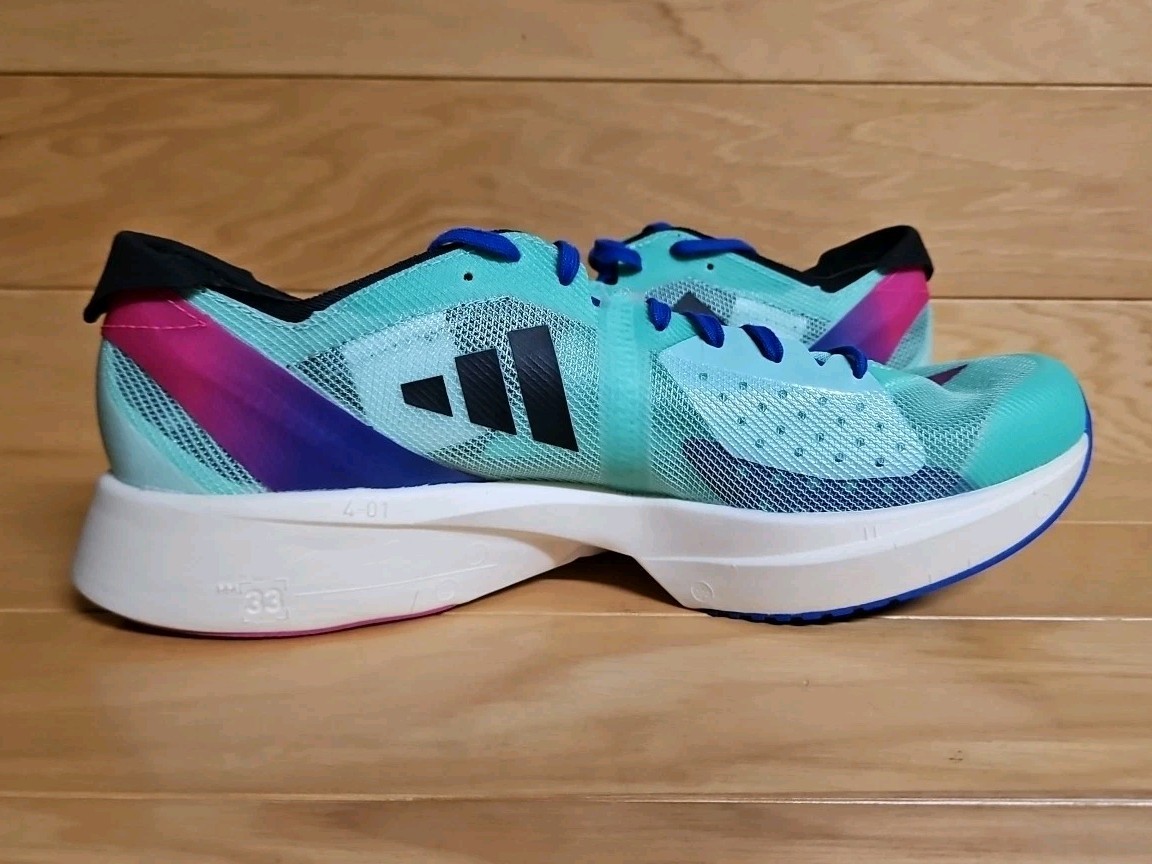 ADIDAS Adizero Takumi Sen 9 Running Shoes Mens Size 7 Pulse Mint Sail GV9094 thumbnail 7