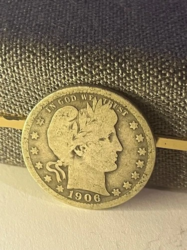 1906 P Barber Quarter Dollar, G to VG