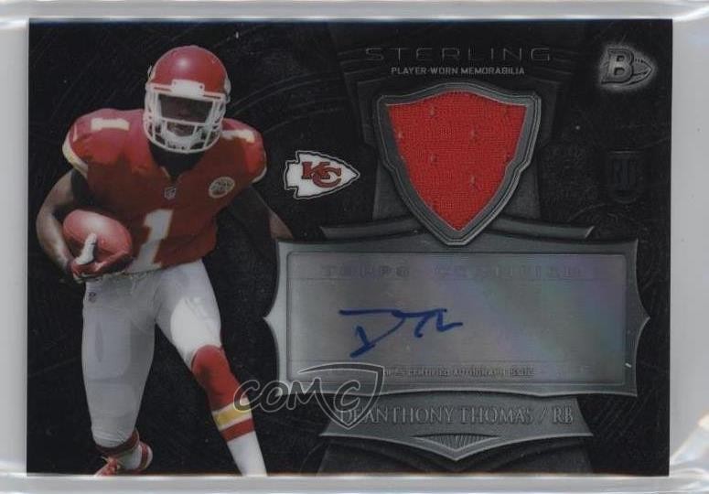 De'Anthony Thomas Bowman Sterling Autograph Rookie Relics #DT Base