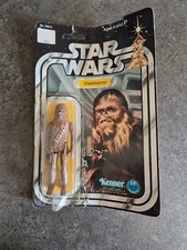 Vintage 1977 Kenner Star Wars Chewbacca Figure Unpunched 12 Back B Chewie